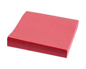 Piezmju lmlapia, 75*75mm, roz, 100 lapias